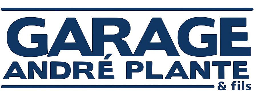 Logo du Garage André Plante & Fils, entreprise familiale de mécanique à Saint-Évariste-de-Forsyth.